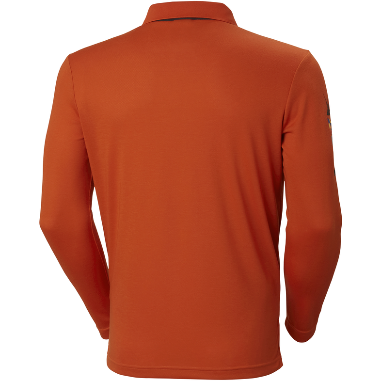 POLO SKAGERRAK QUICK-DRY RUGGER ORANGE ET AZURITE HELLY HANSEN