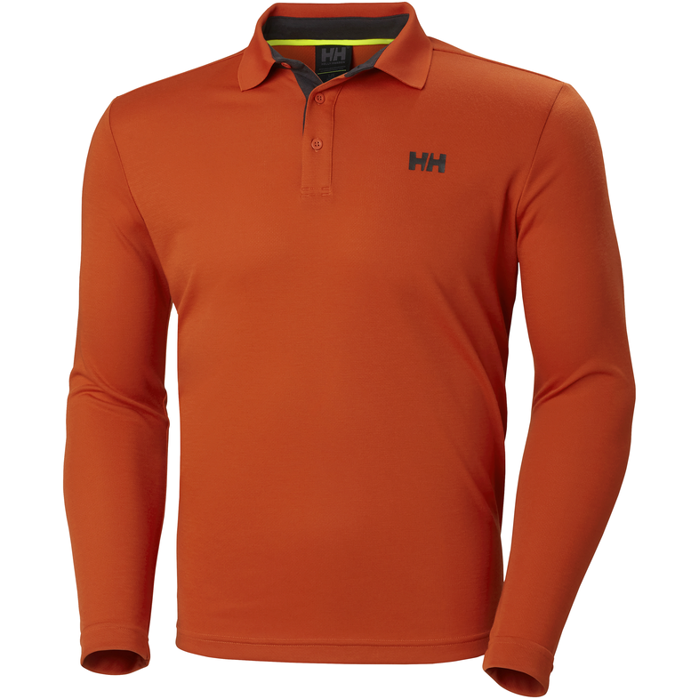 POLO SKAGERRAK QUICK-DRY RUGGER ORANGE ET AZURITE HELLY HANSEN