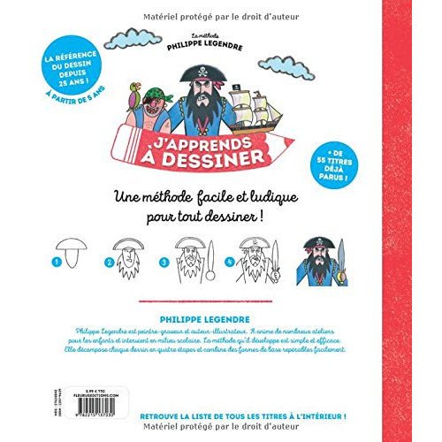 J'APPRENDS A DESSINER LES PIRATES-PHILIPPE LEGENDRE