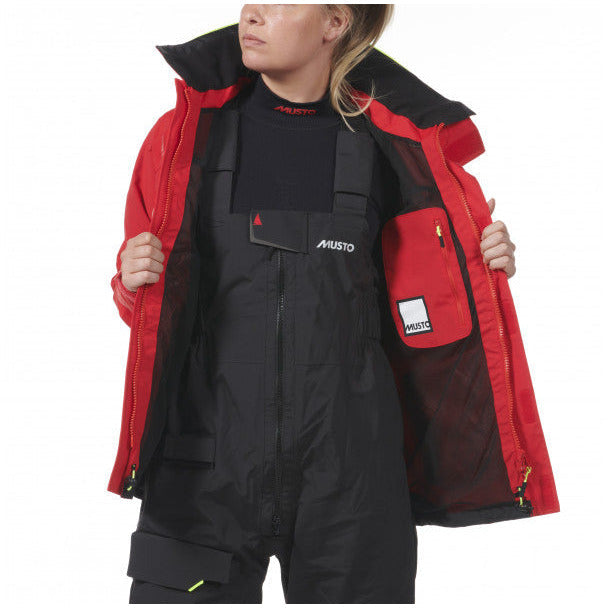 VESTE DE QUART W BR1 CHANNEL JKT ROUGE FEMME MUSTO