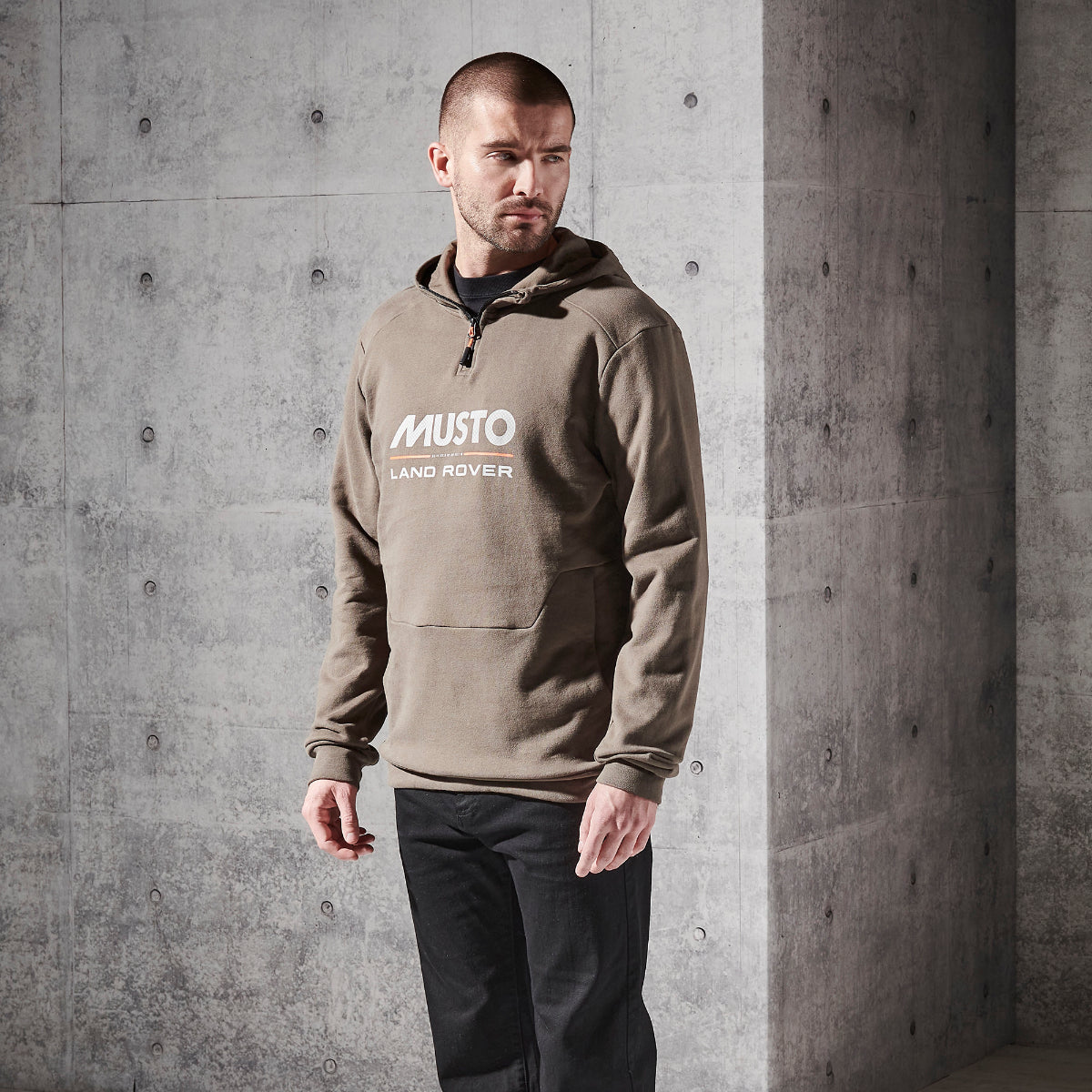 SWEAT À CAPUCHE 2.0 LAND ROVER MUSTO