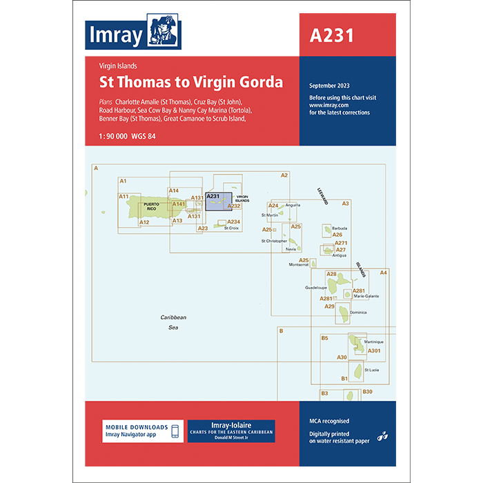 CARTE IMRAY A231 St THOMAS TO VIRGIN GORDA