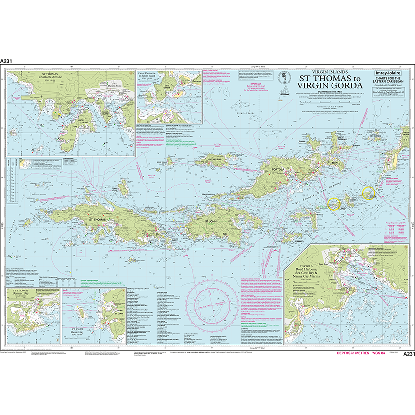 CARTE IMRAY A231 St THOMAS TO VIRGIN GORDA