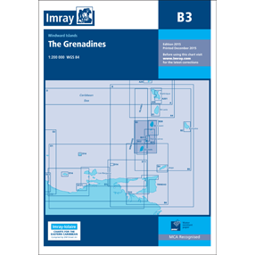 CARTE IMRAY B3 THE GRENADINES