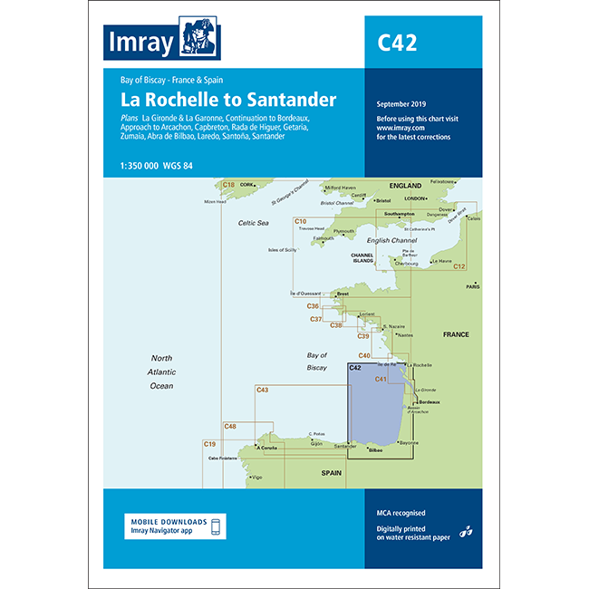 CARTE IMRAY C42 LA ROCHELLE TO SANTANDER