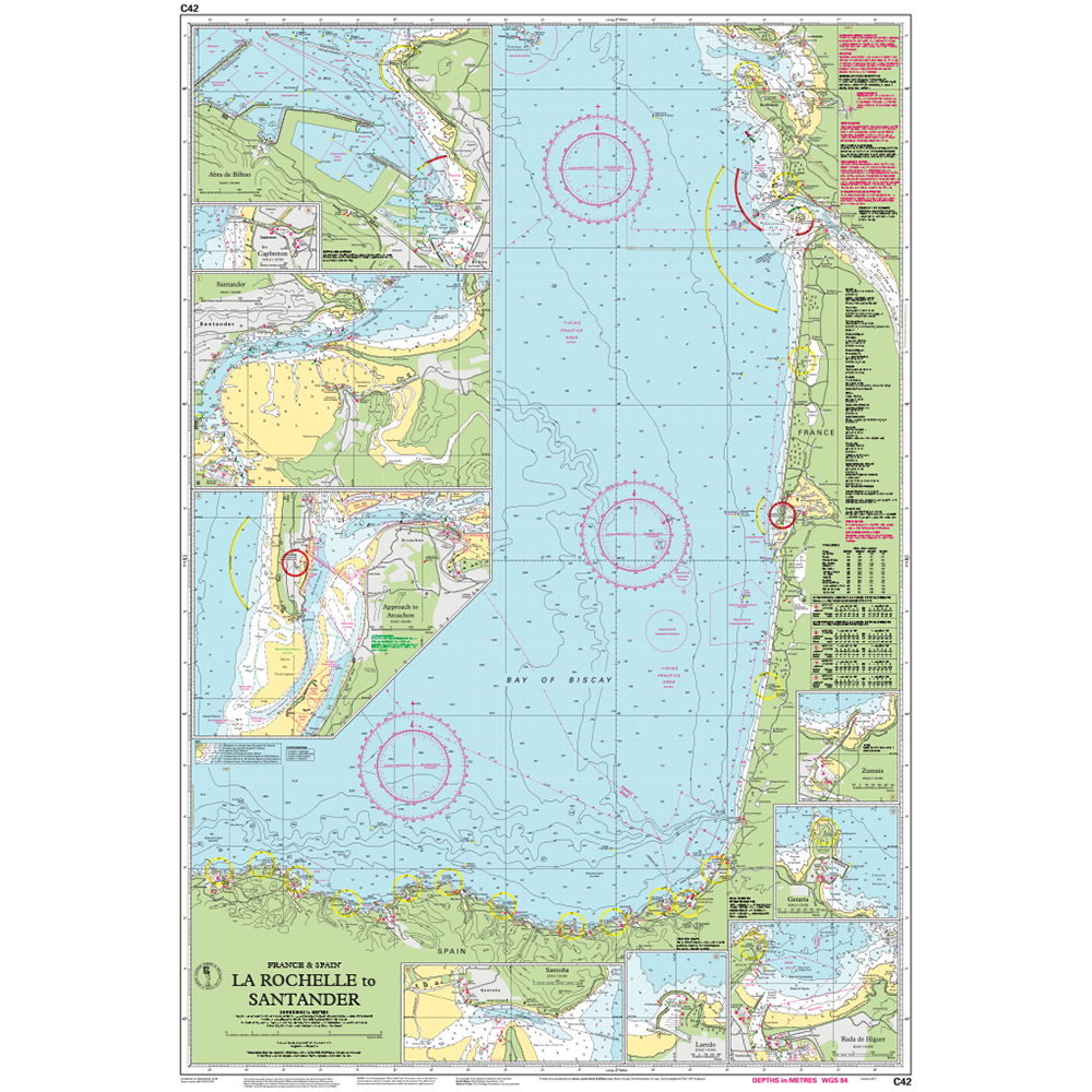 CARTE IMRAY C42 LA ROCHELLE TO SANTANDER