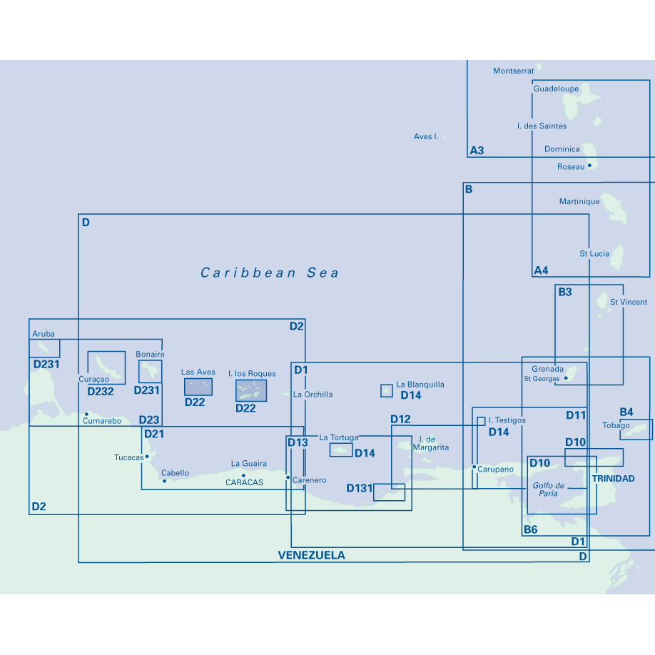 CARTE IMRAY D22 ISLA LOS ROQUES