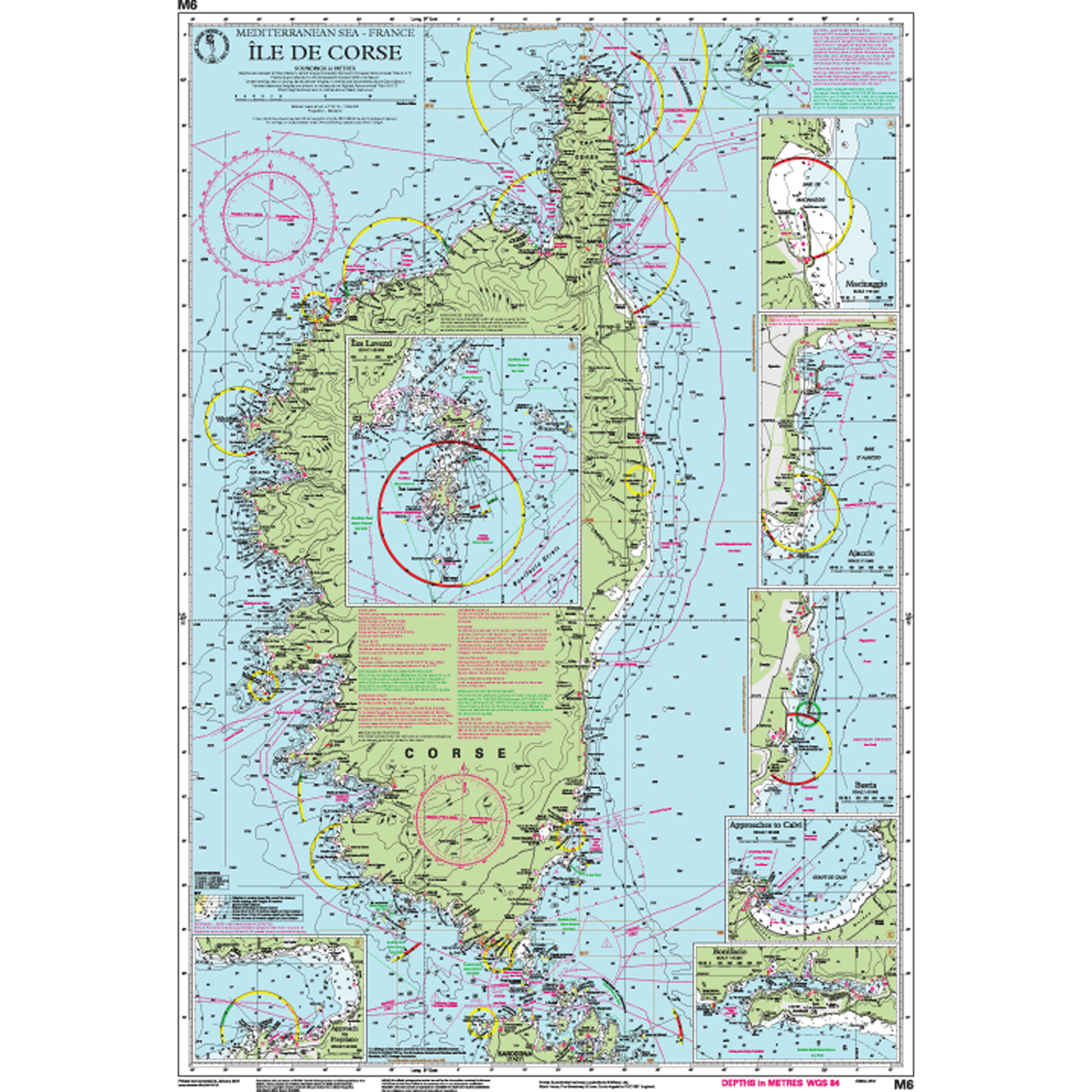 CARTE IMRAY M6 ILE DE CORSE