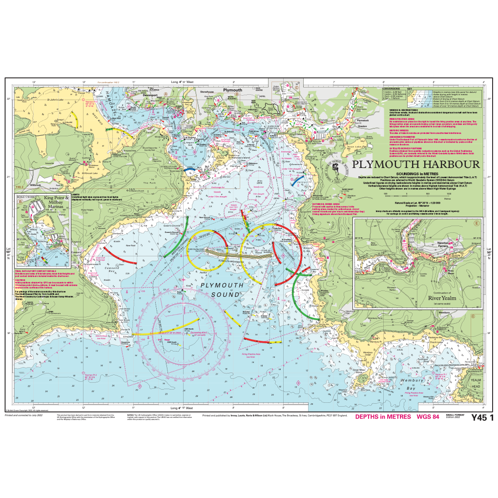 CARTE IMRAY Y45 PLYMOUTH HARBOUR
