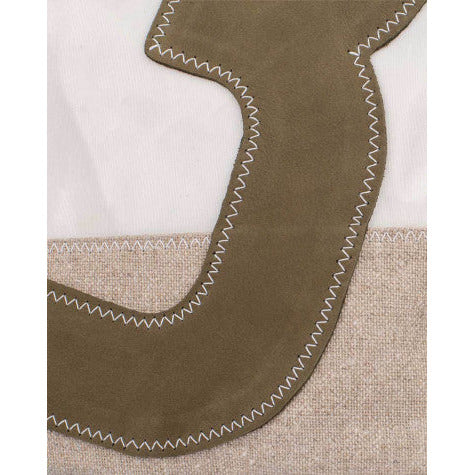 SAC A MAIN LEGENDE DACRON LIN CUIR KAKI 727 SAILBAGS