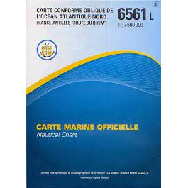 CARTE SHOM 6561L - ROUTE DU RHUM