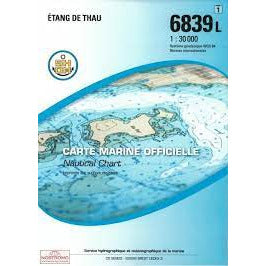 CARTE SHOM 6839L ETANG DE THAU