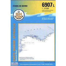 CARTE SHOM 6907L CÔTE SUD DE FRANCE