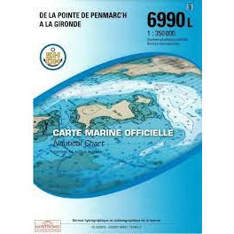 CARTE SHOM 6990L POINTE PENMARC'H-GIRONDE