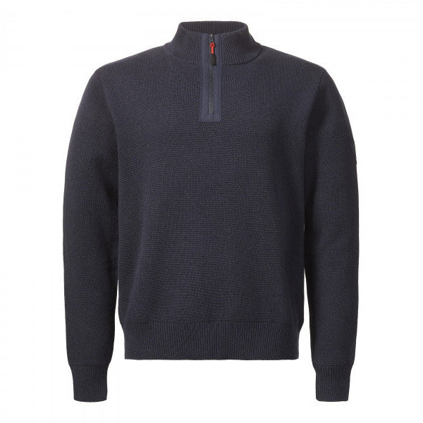 PULL DEMI-ZIP M SALCOMBE ZIP NK KNIT MUSTO