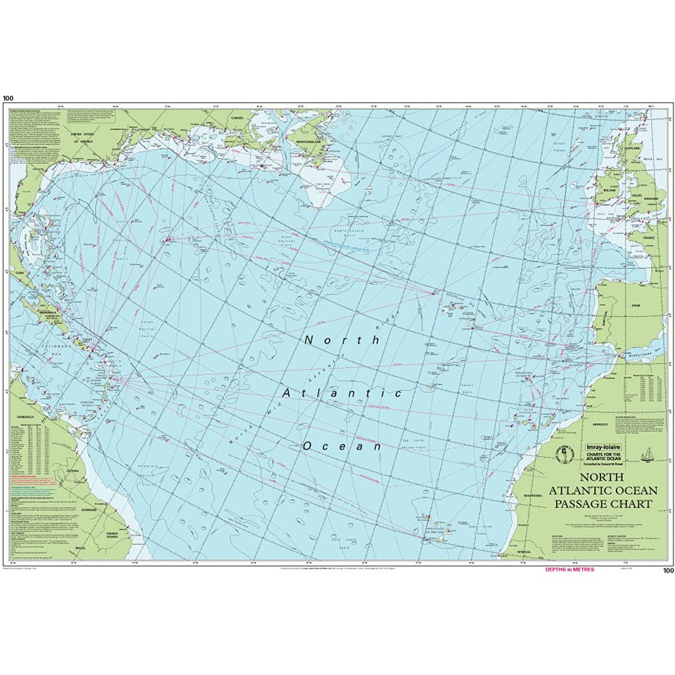 CARTE IMRAY 100 NORTH ATLANTIC OCEAN
