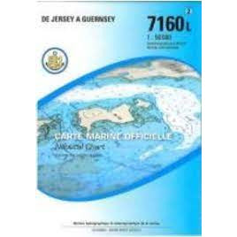 CARTE SHOM 7160L ANGLO-NORMANDES: DE JERSEY À GUERNESEY