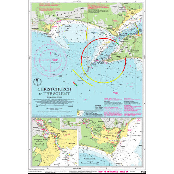 CARTE IMRAY Y31 CHRISTCHURCH TO THE SOLENT