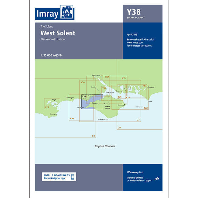 CARTE IMRAY Y38 WEST SOLENT