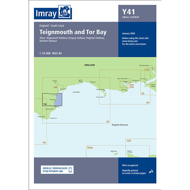 CARTE IMRAY Y41 TEIGNMOUTH AND TOR BAY
