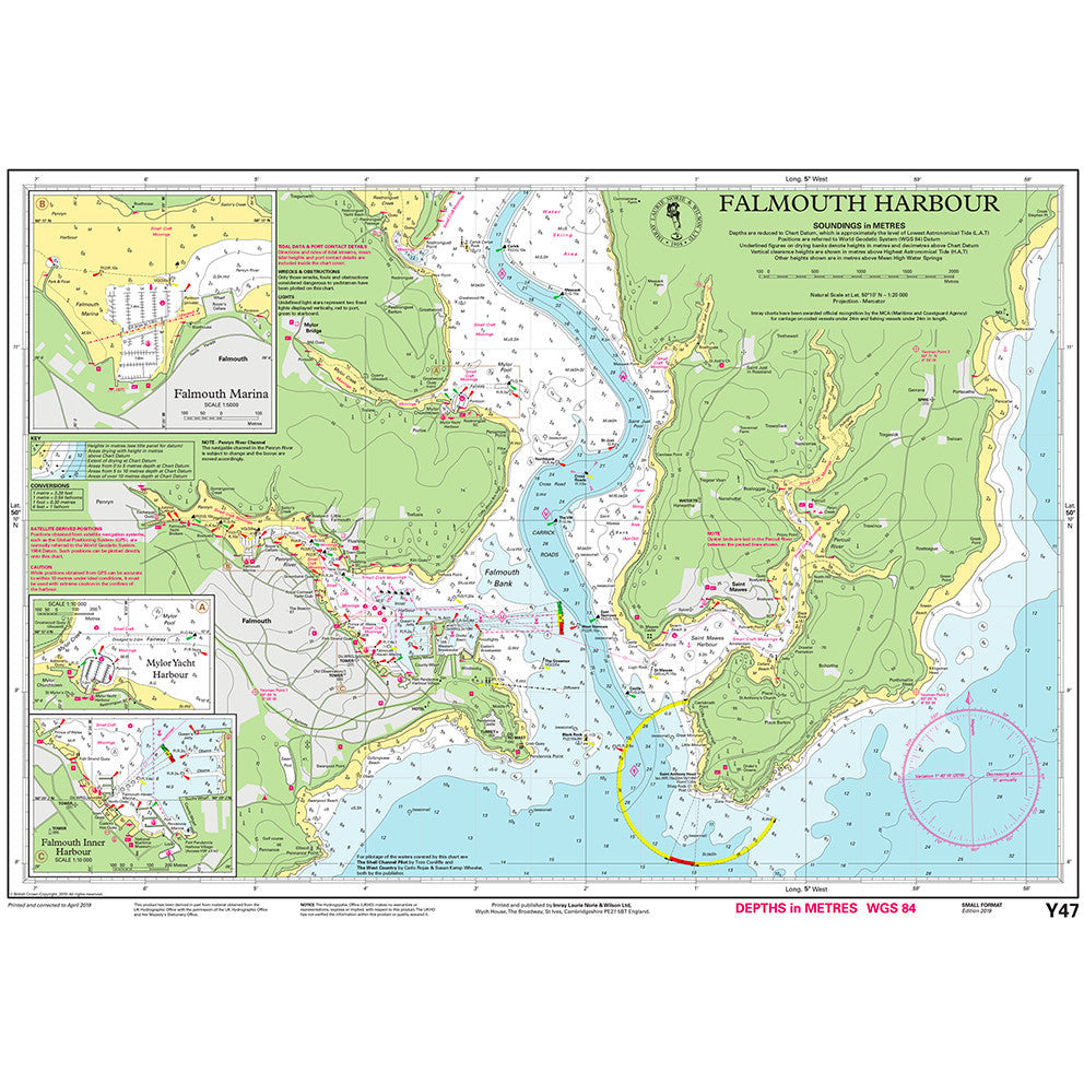 CARTE IMRAY Y47 FALMOUTH HARBOUR