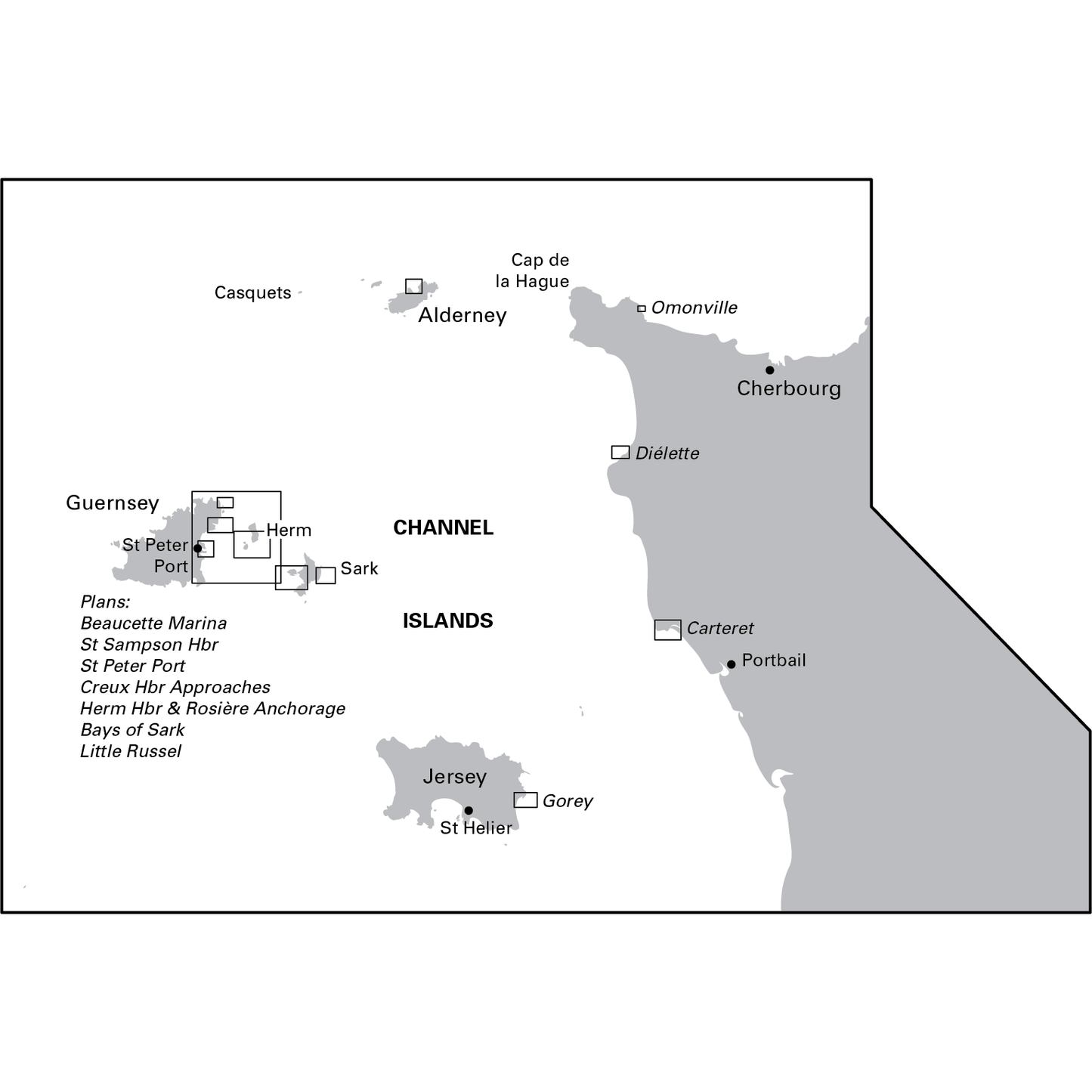 CARTE IMRAY C33A CHANNEL ISLANDS