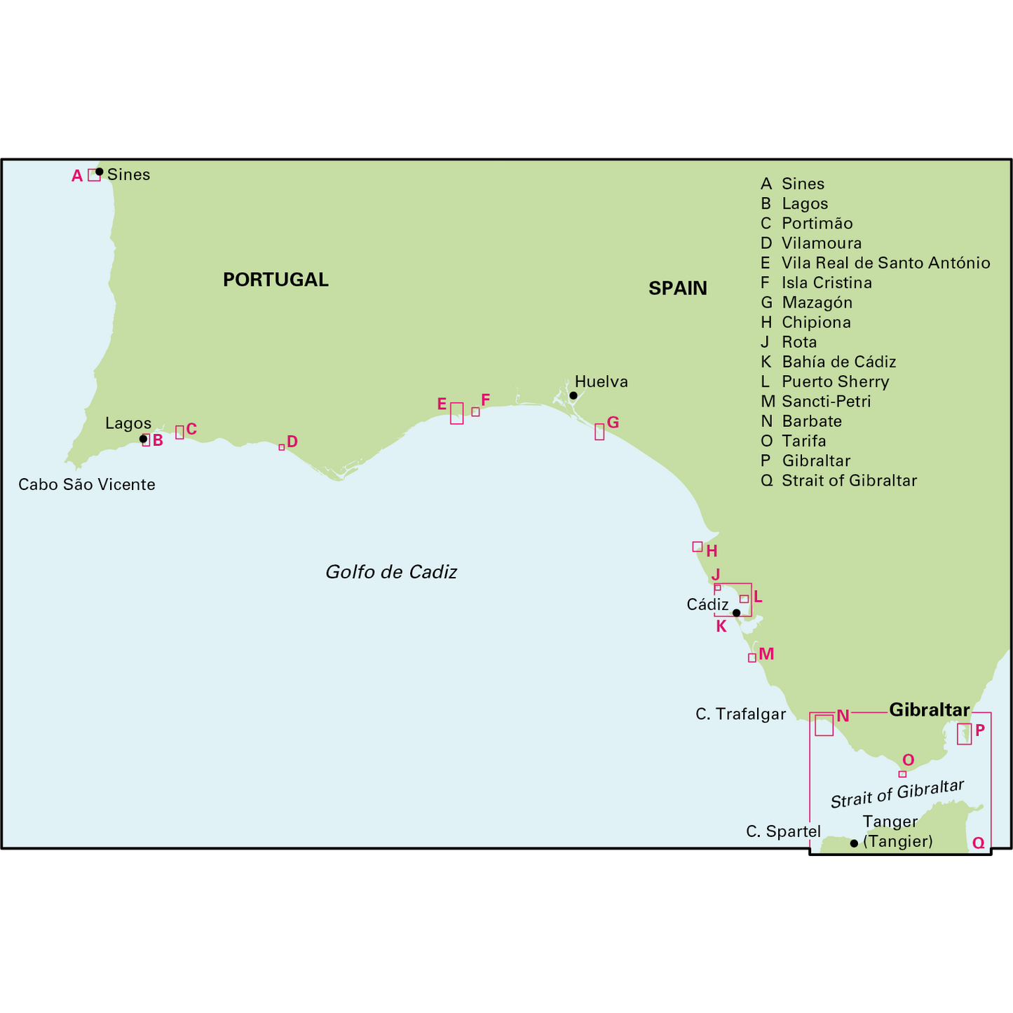 CARTE IMRAY C50 SINES TO GIBRALTAR