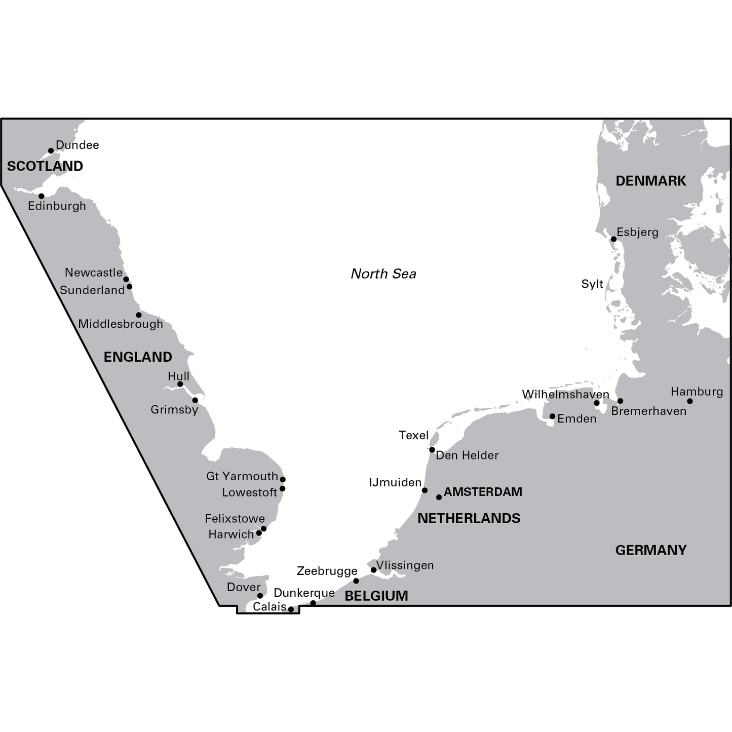 CARTE IMRAY C70 SOUTHERN NORTH SEA