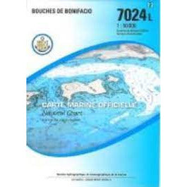 CARTE SHOM 7024L BOUCHES DE BONIFACIO