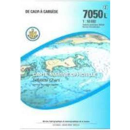 CARTE SHOM 7050L CALVI - CARGÈSE