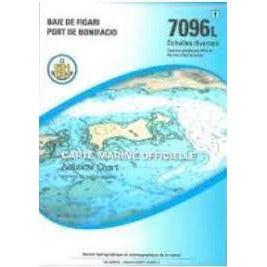 CARTE SHOM 7096L BAIE DE FIGARI- PORT DE BONIFACIO