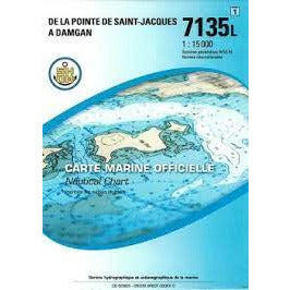 CARTE SHOM 7135L PTE ST-JACQUES - DAMGAN