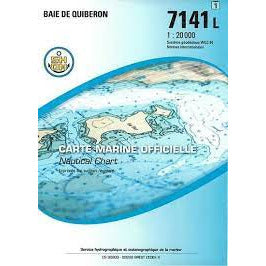 CARTE SHOM 7141L BAIE DE QUIBERON