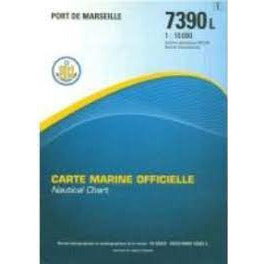 CARTE SHOM 7390L PORT DE MARSEILLE*