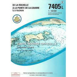 CARTE SHOM 7405L ROCHELLE À POINTE LA COUBRE