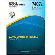 CARTE SHOM 7407L TOULON - CAVALAIRE