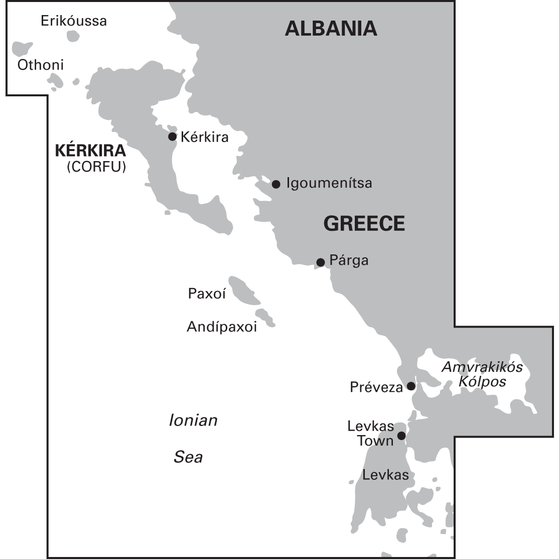 CARTE IMRAY G11 NORTH IONIAN ISLANDS