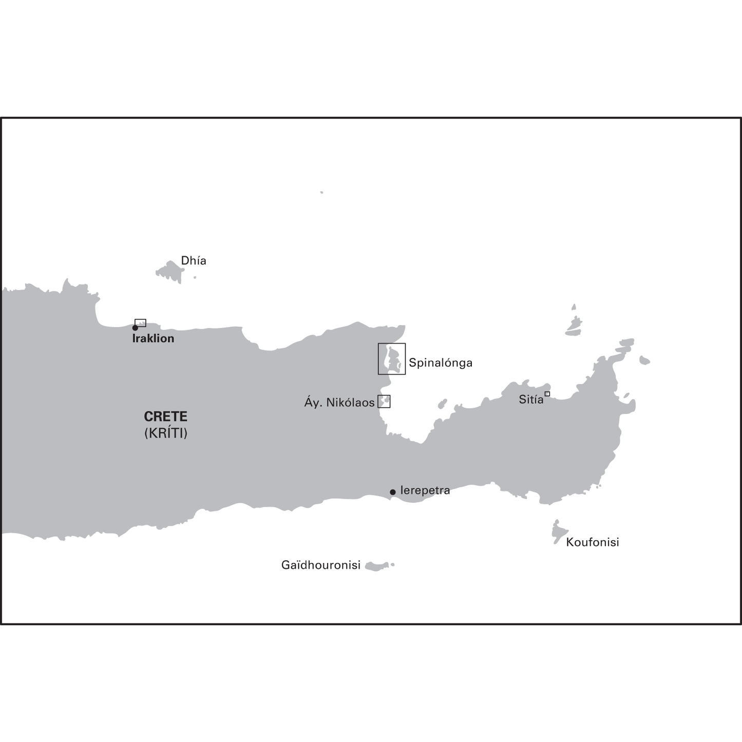 CARTE IMRAY G38 NISOS KRITI (EAST)