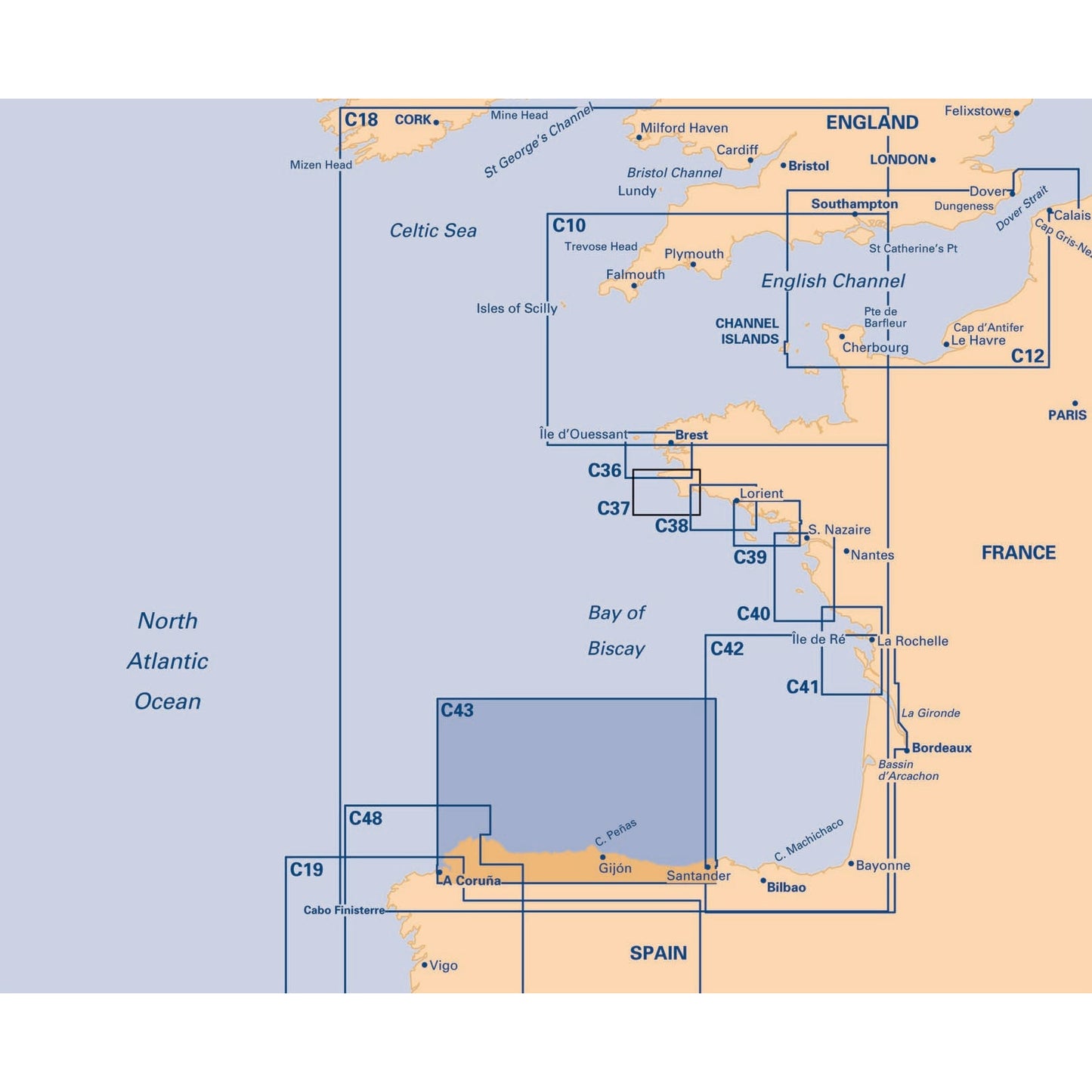 CARTE IMRAY C43 SANTANDER TO CORUNA