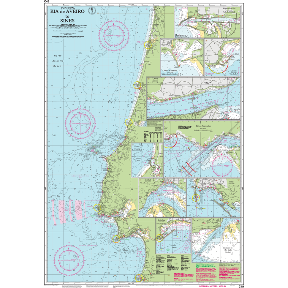 CARTE IMRAY C49 RIA DE AVEIRO TO SINES