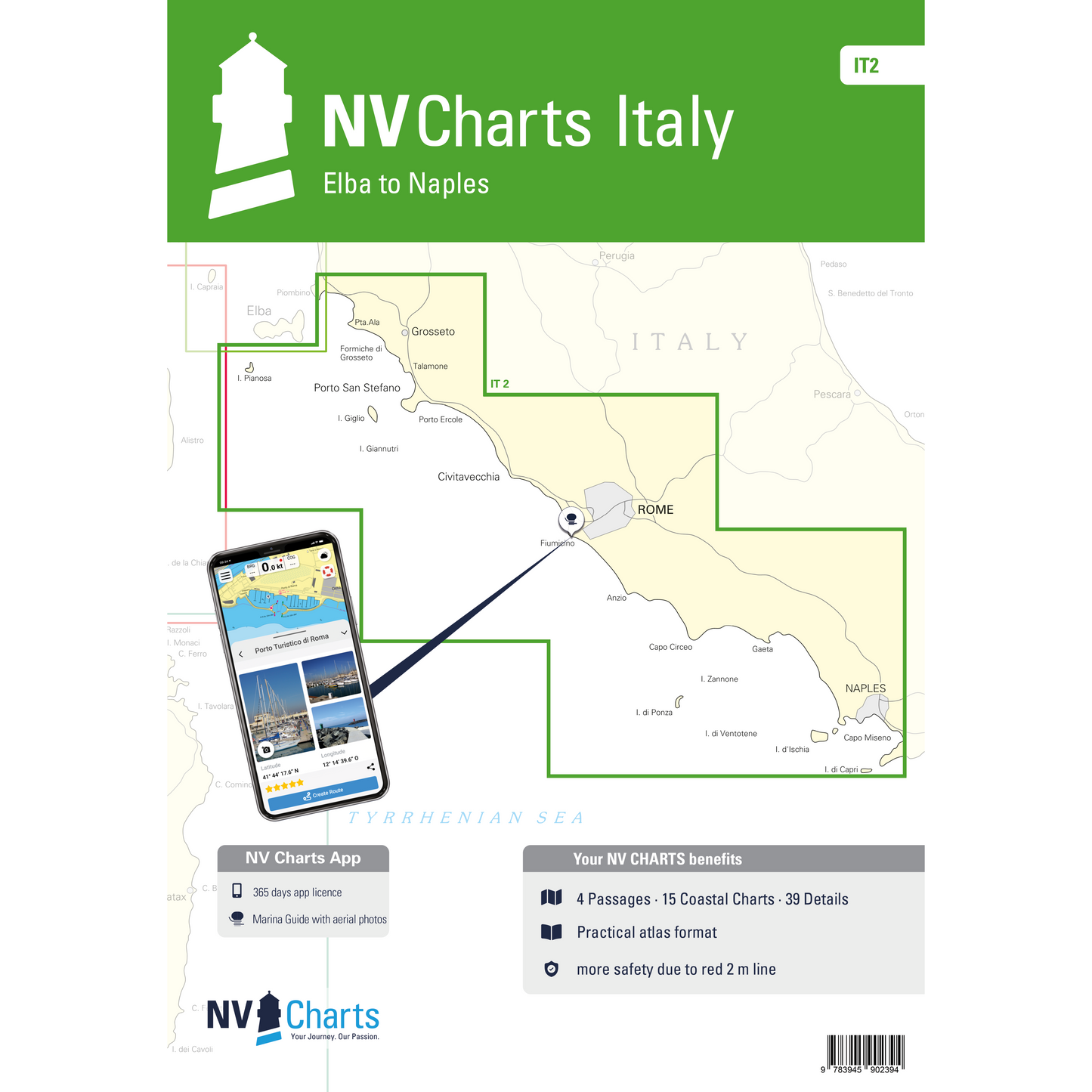 NV Atlas Italy IT2: Elba to Naples