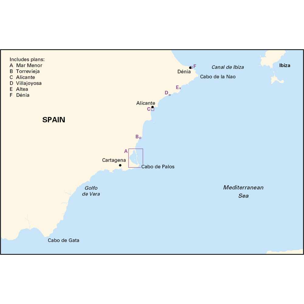 CARTE IMRAY M12 CABO DE GATA TO DENIA-IBIZA