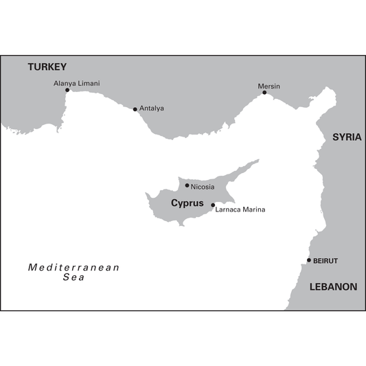 CARTE IMRAY M21 SOUTH COAST OF TURKEY