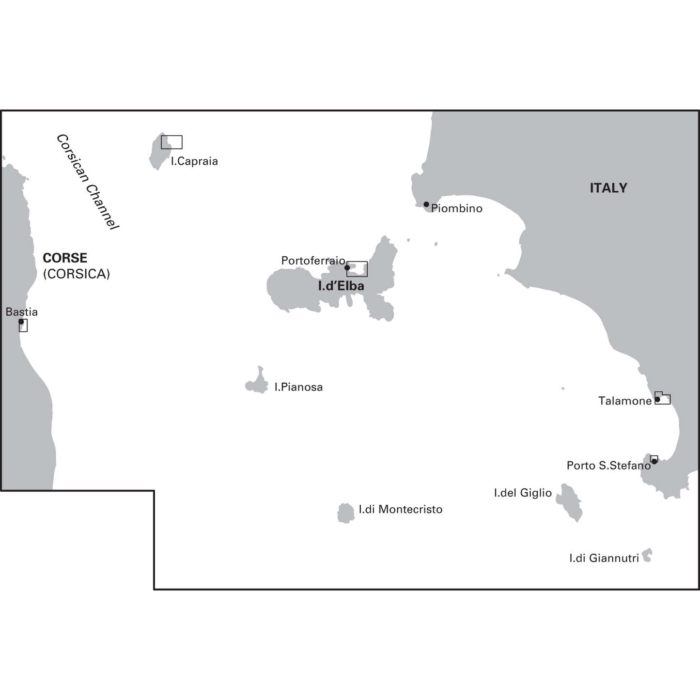 CARTE IMRAY M45 TUSCAN ARCHIPELAGO