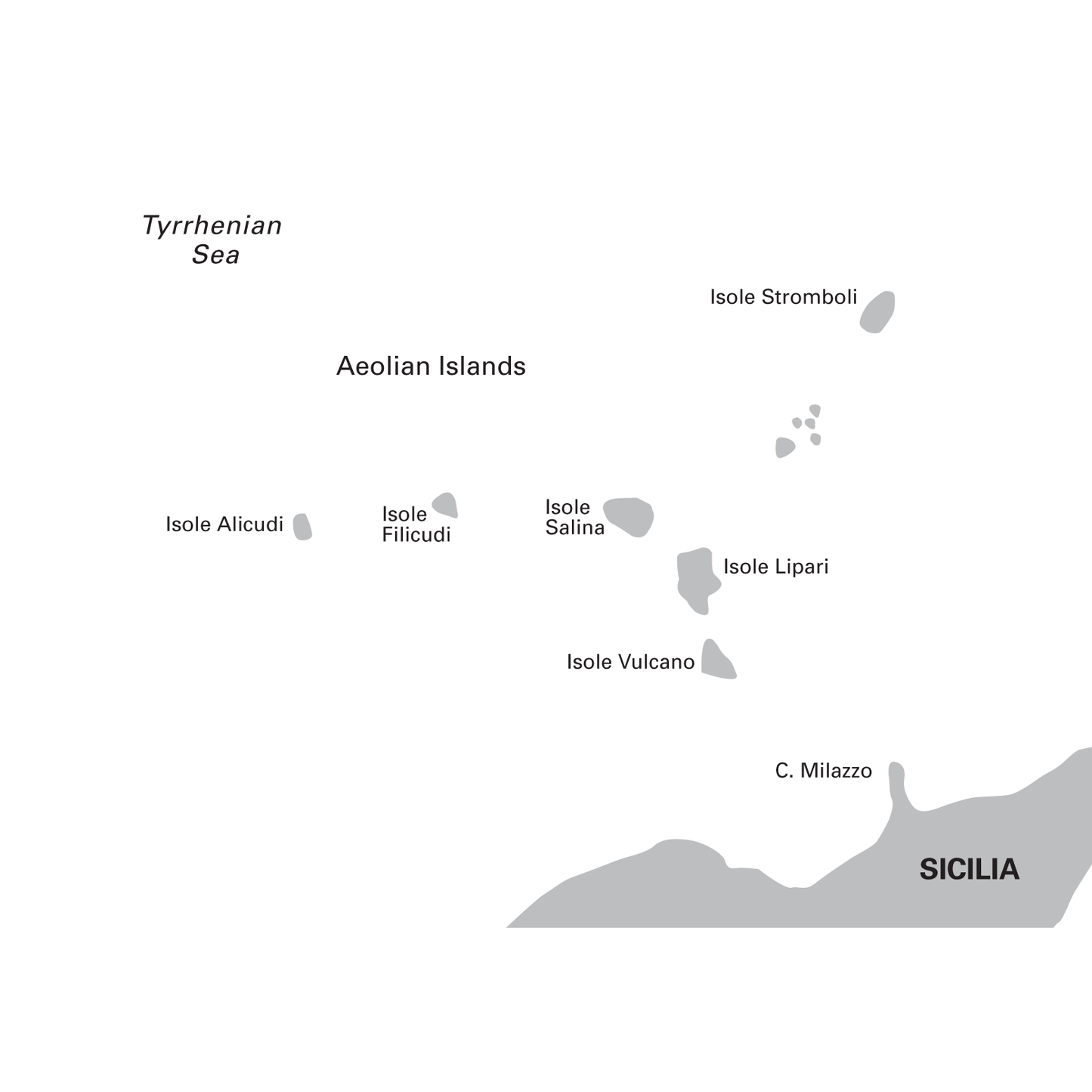 CARTE IMRAY M47 AEOLIAN ISLANDS