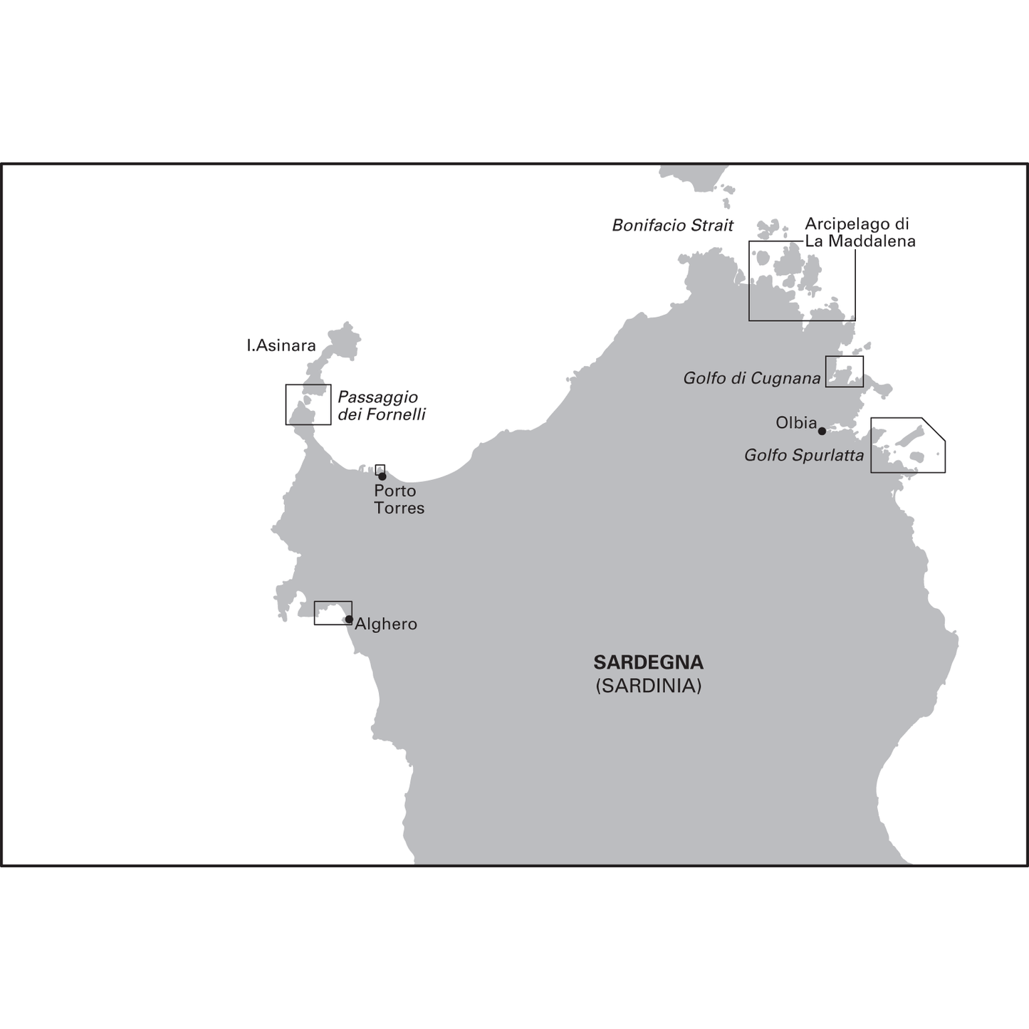 CARTE IMRAY M8 NORTH SARDEGNA
