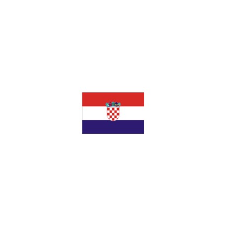 PAVILLON CROATIE 20X30cm ETAMINE