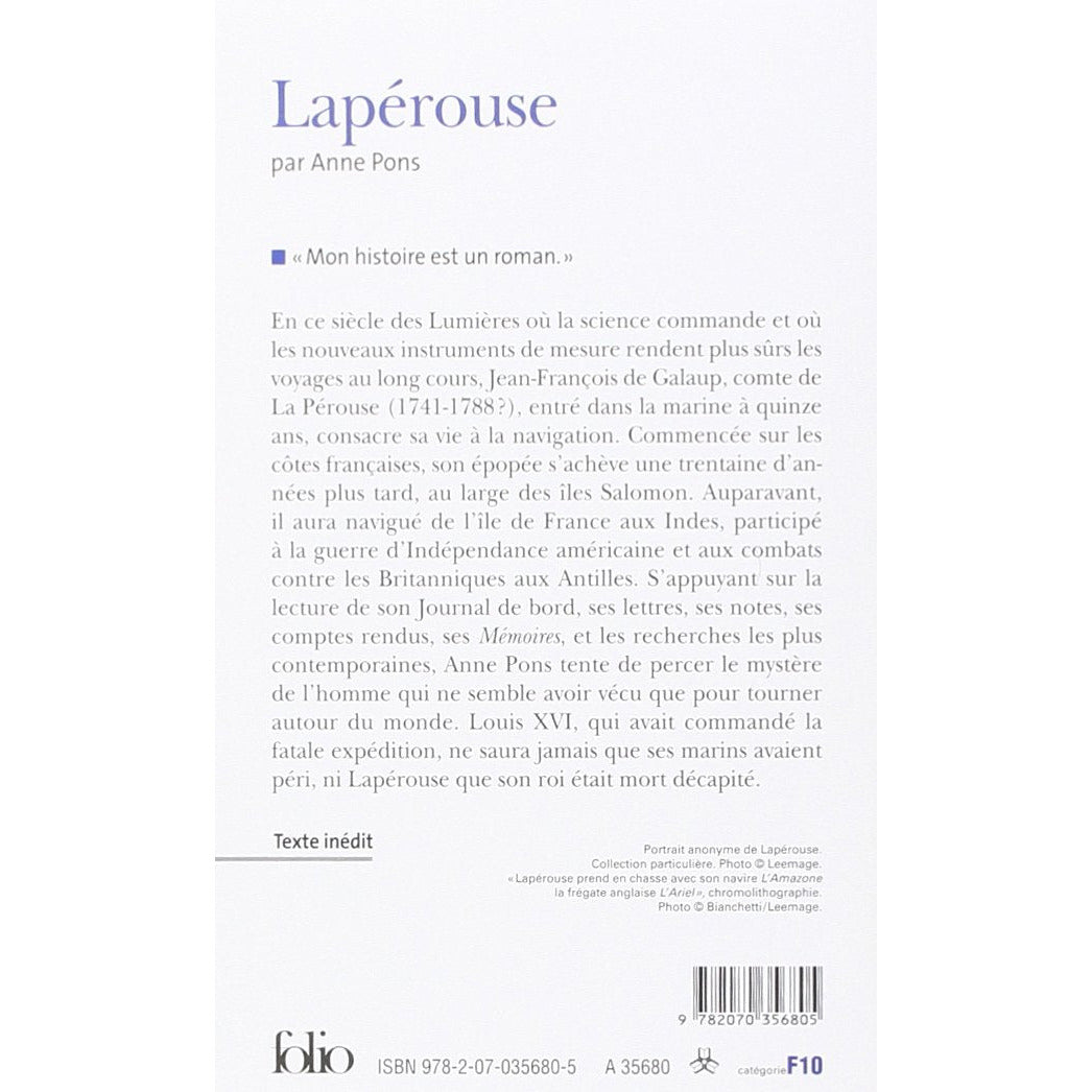 LAPEROUSE - ANNE PONS