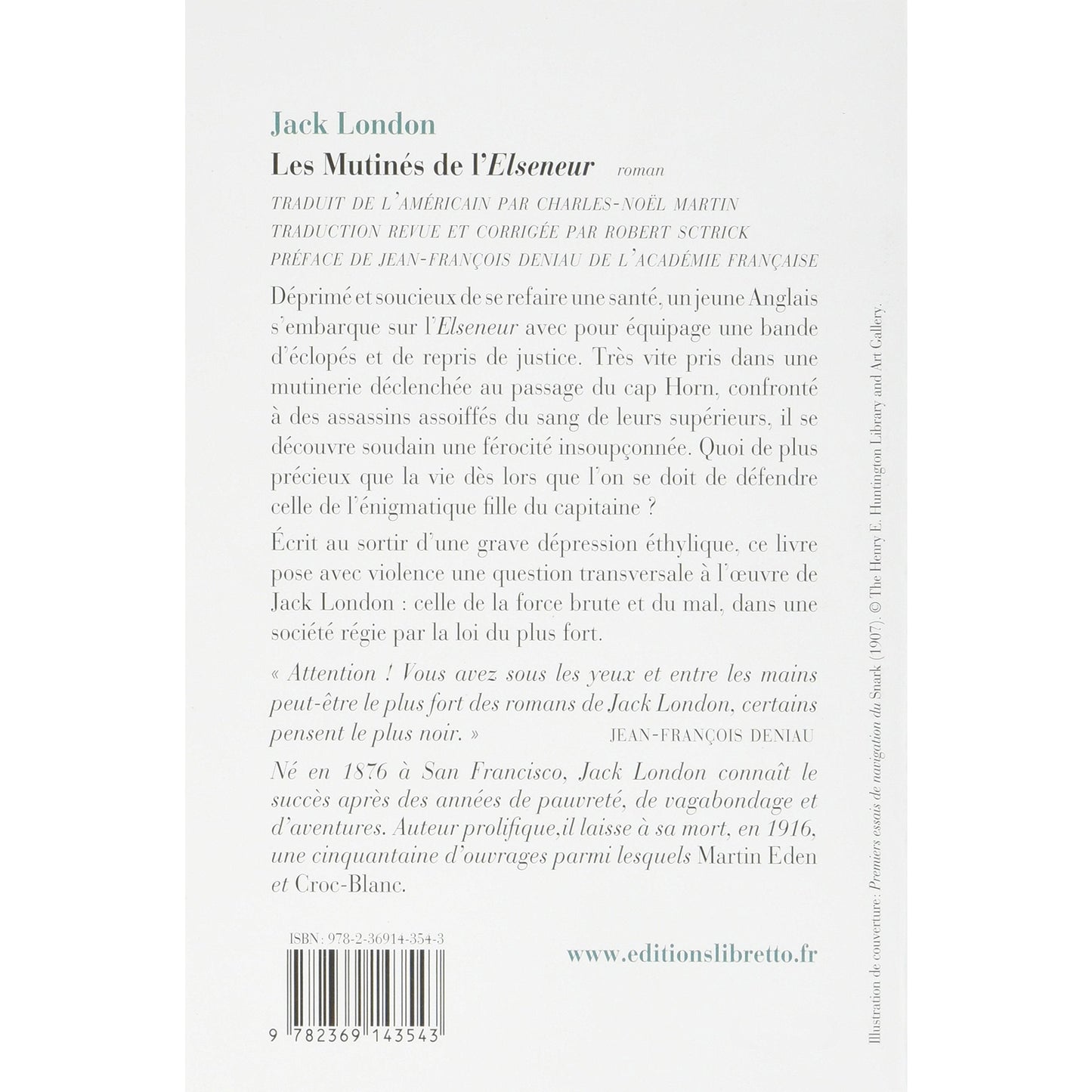 LES MUTINES DE L'ELSENEUR- JACK LONDON