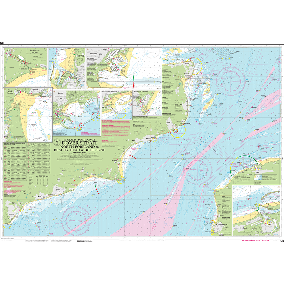 CARTE IMRAY C8 DOVER STRAIT